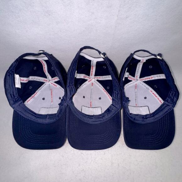 Lot of 3 Carnival Cruise Lines VIFP Caps Adjustable Hats Navy Blue OSFA - Picture 6 of 7